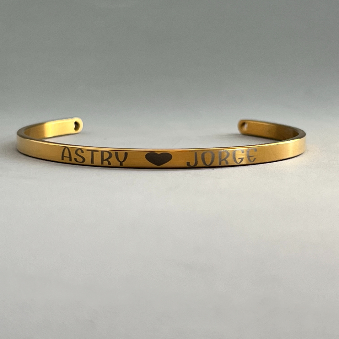 BRAZALETE DE 4MM GRABADO A LASER