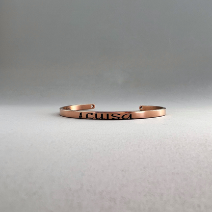 BRAZALETE DE 4 MM GRABADO A LASER